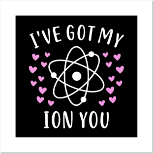 Ion Chemistry Teacher Student Valentine's Day Gift Posters and Art